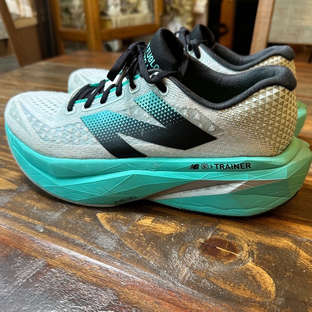 New Balance FuelCell SuperComp Trail Mint Green White Running Shoes Unisex
